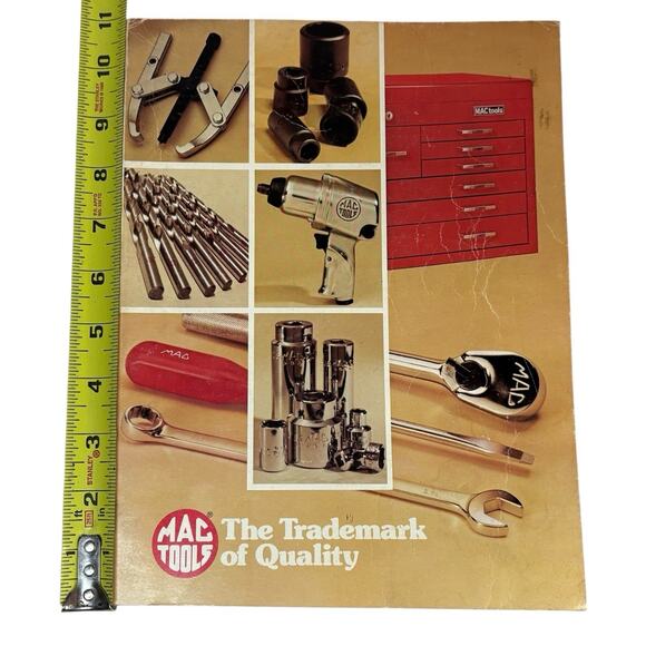 VTG 1981 MAC Tools Mechanic Technician Collectors Car Catalog Book Softcover 80s - Picture 2 of 16